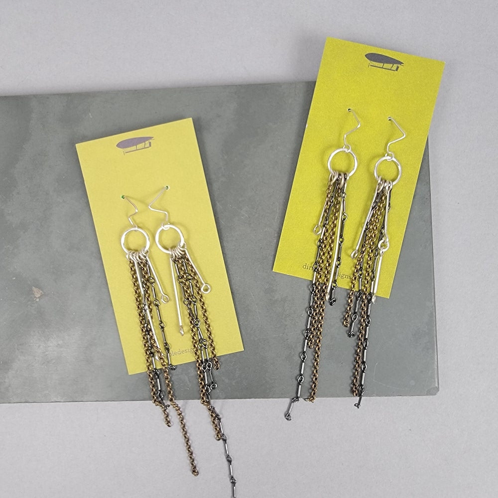 Jumble Earrings - Mixed Metal