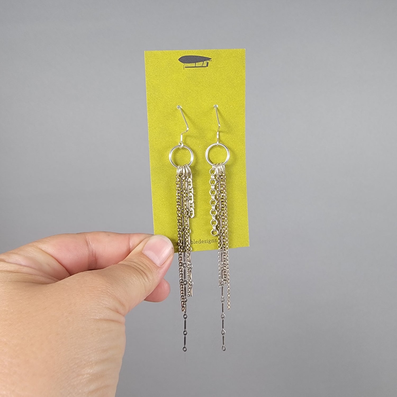 Jumble Earrings - Silver