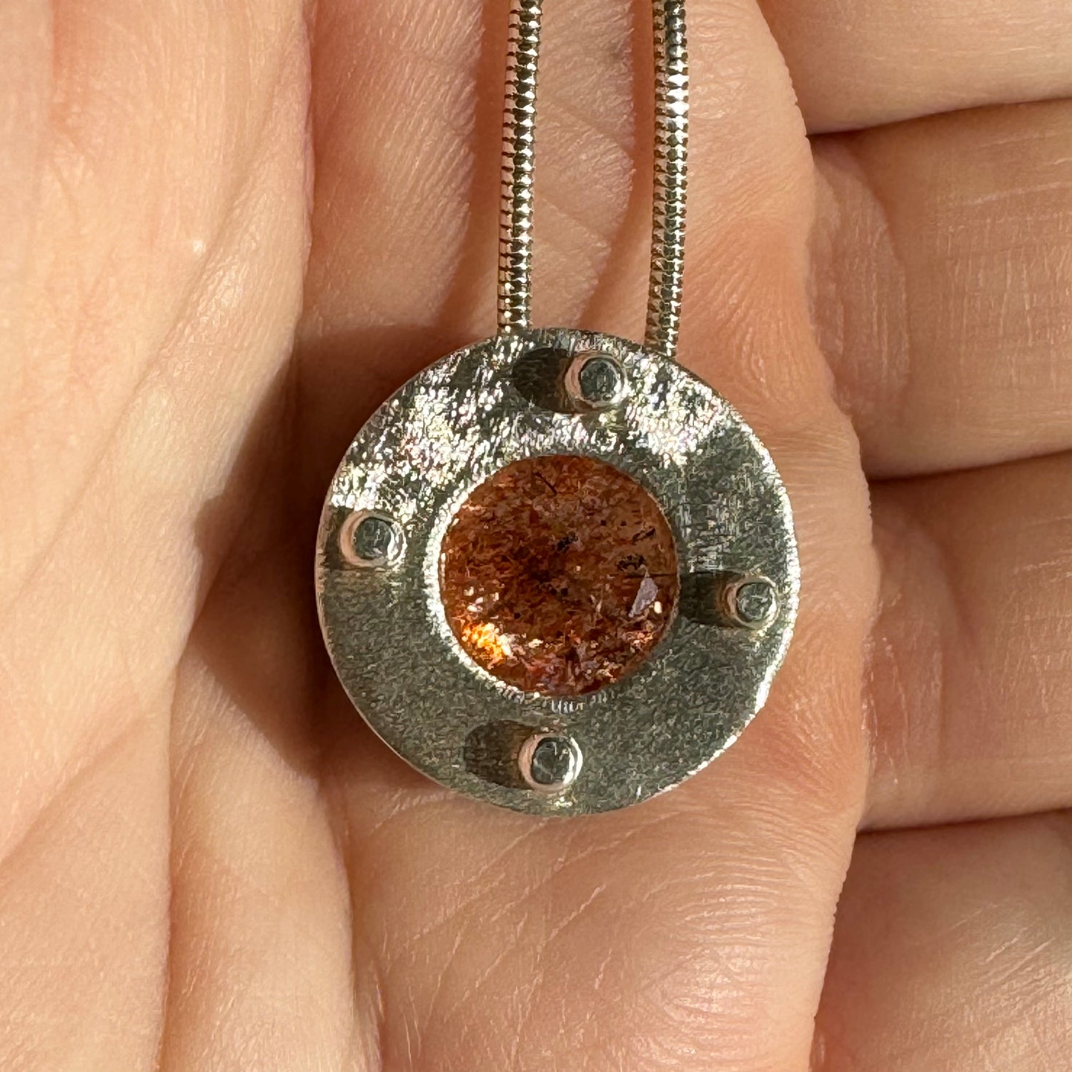 Sunstone Strata Pendant