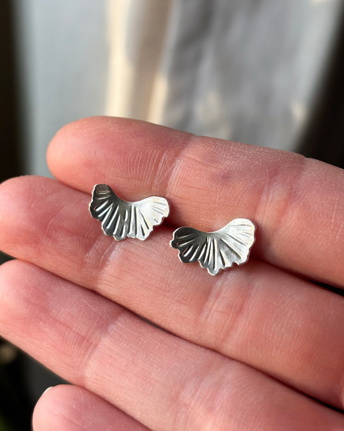 Small Coreopsis Fan Earrings