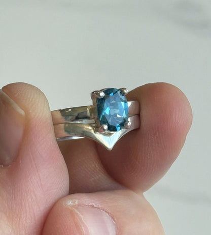 Topaz Stacking Rings