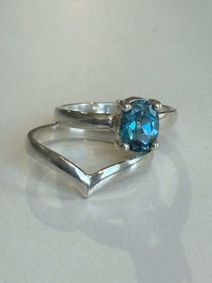 Topaz Stacking Rings