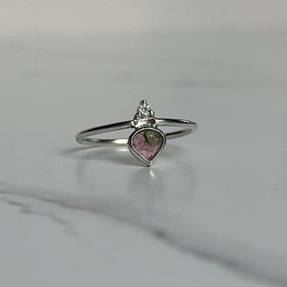 Watermelon Tourmaline Ring