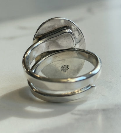 Australian Chrysoprase Adjustable Ring