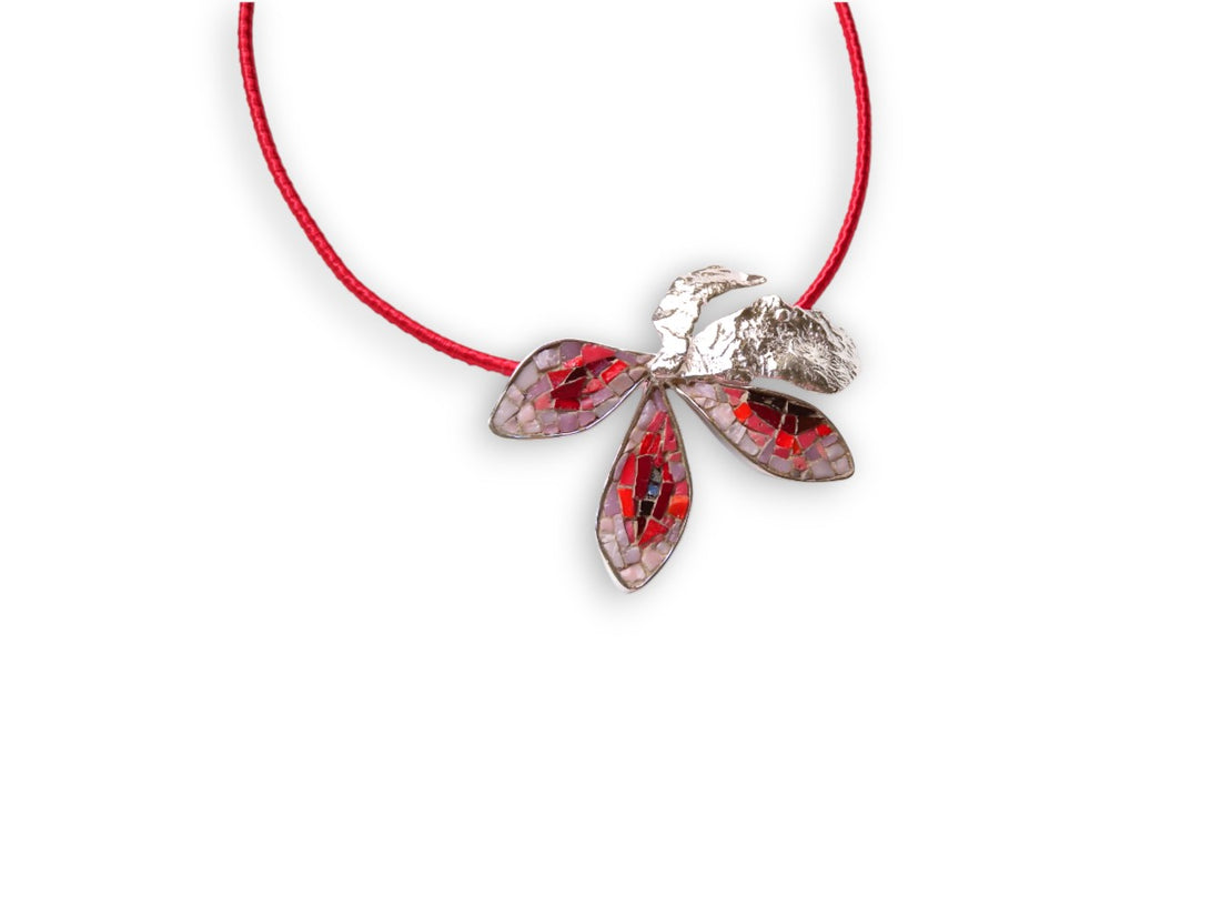 Mosaic Flower Necklace