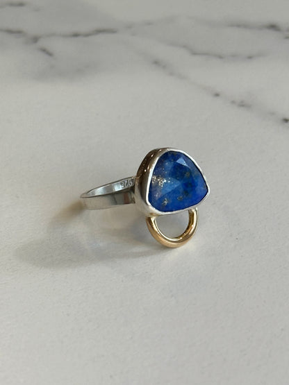 Lapis Loop Ring