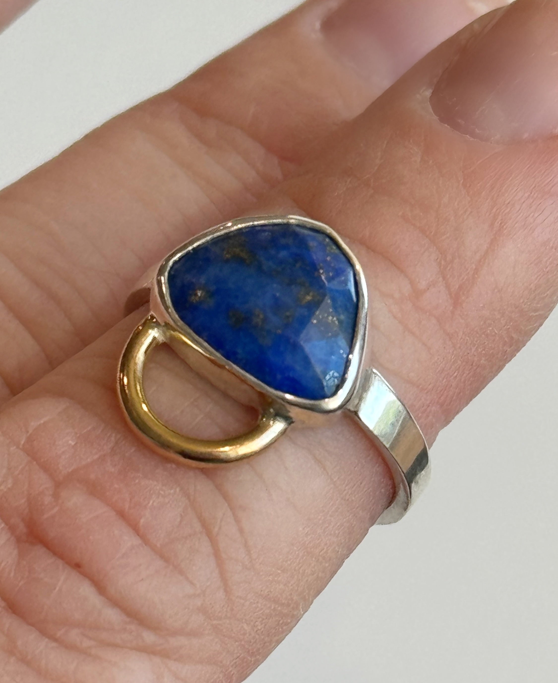 Lapis Loop Ring
