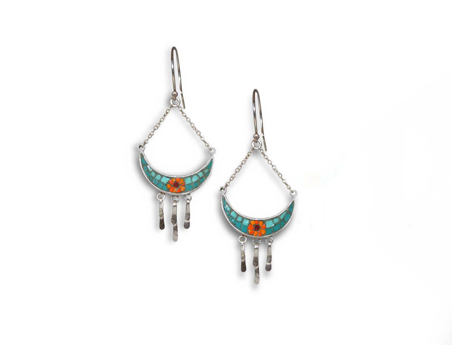 Mosaic Dangle Earrings