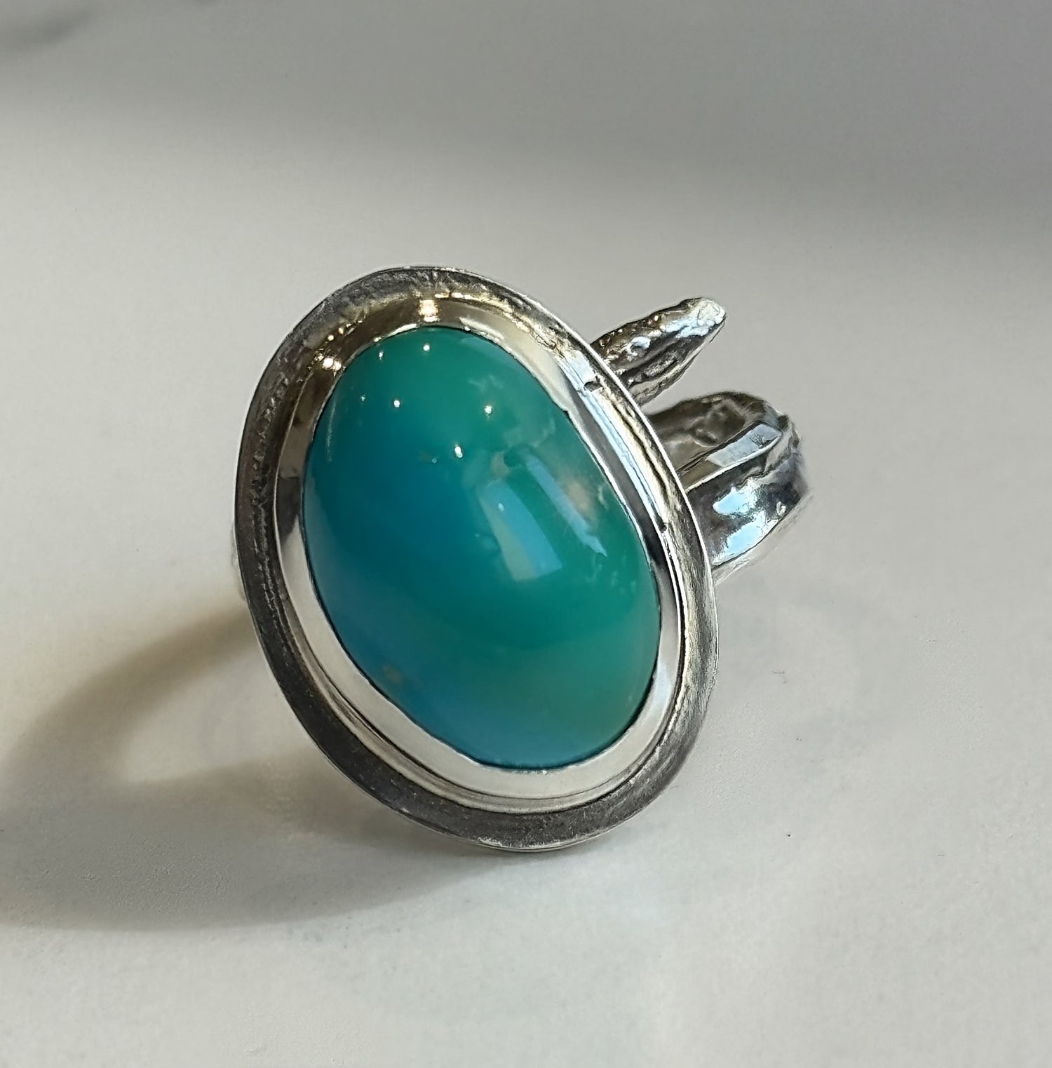 Royston Turquoise Adjustable Ring