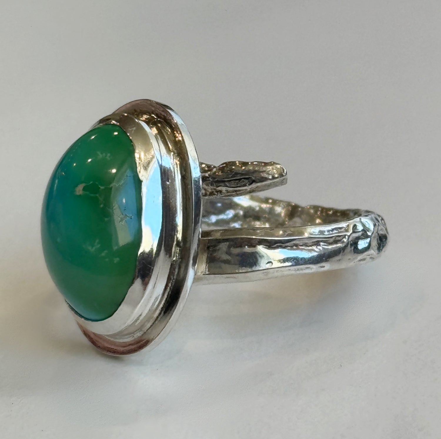 Royston Turquoise Adjustable Ring