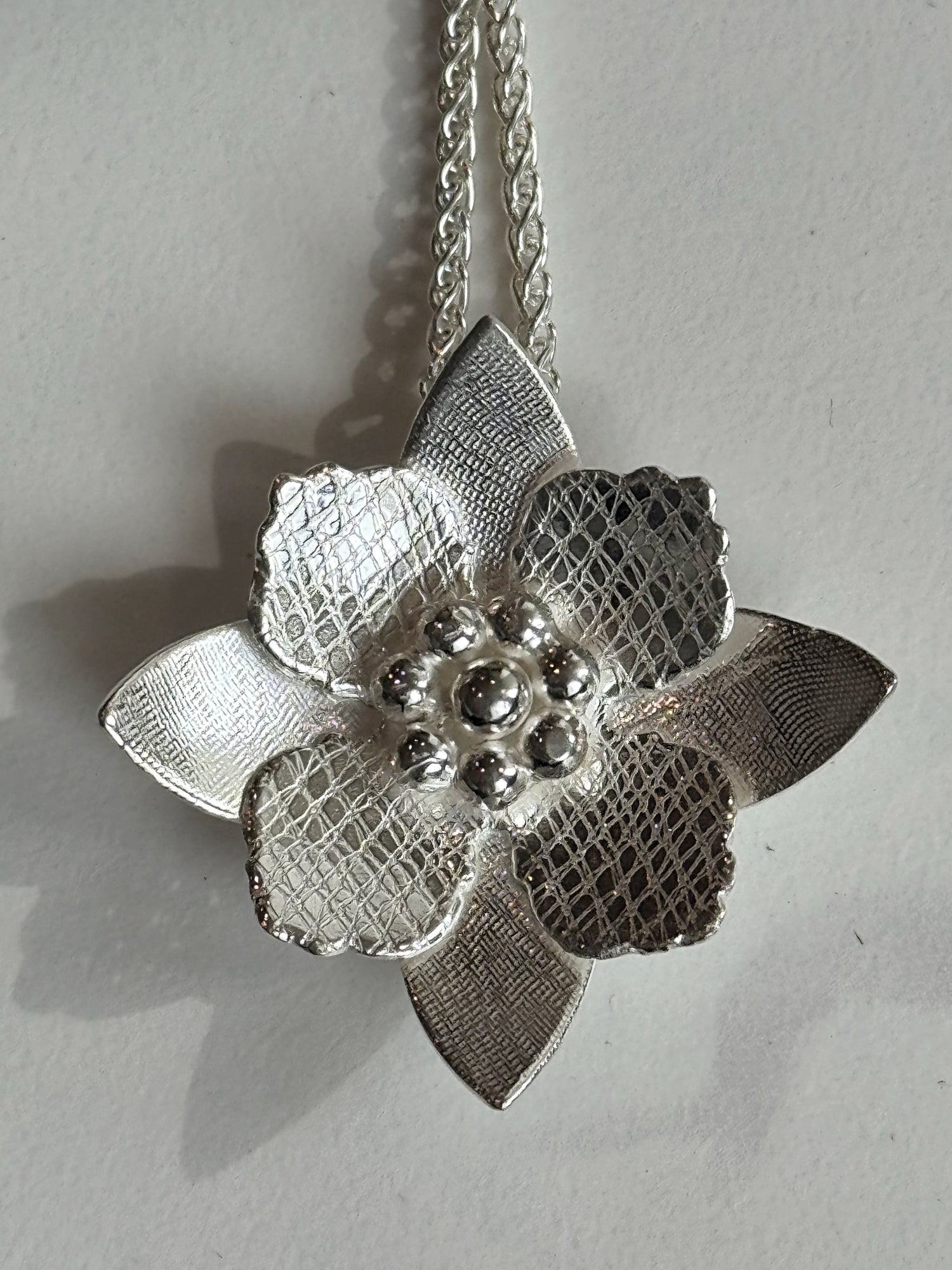 Cornus Flower Pendant