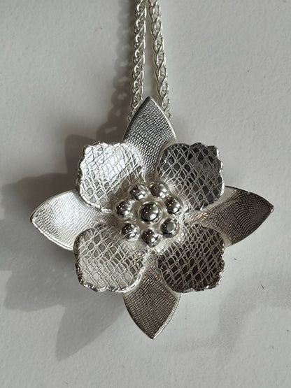 Cornus Flower Pendant