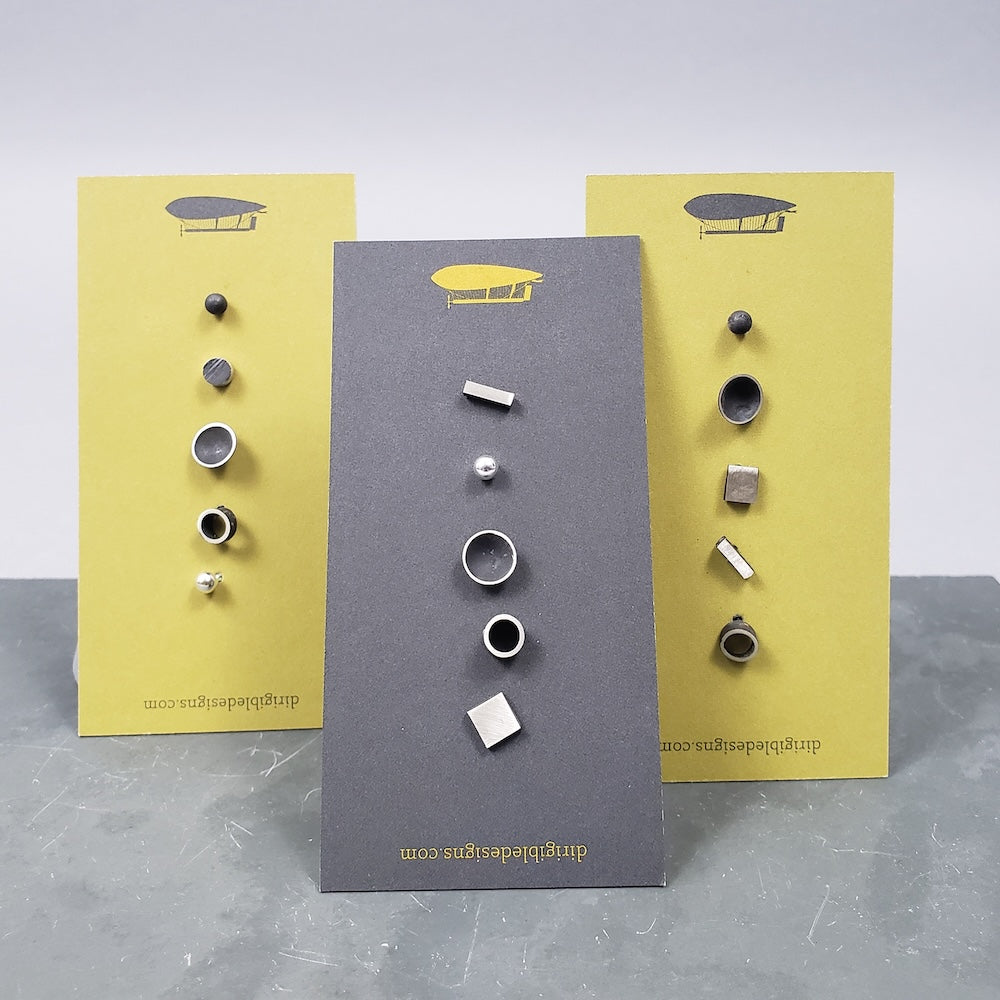 Unmatching Stud Sets - Silver