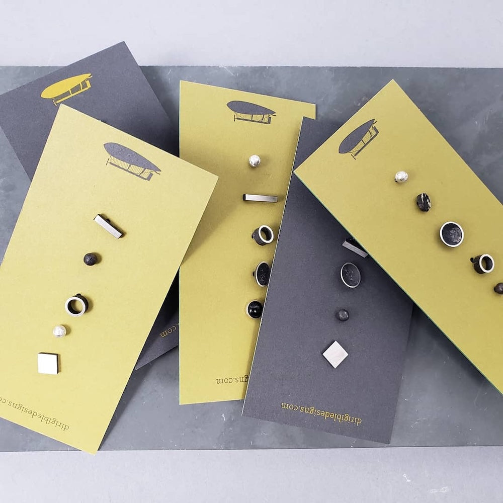 Unmatching Silver Stud Sets