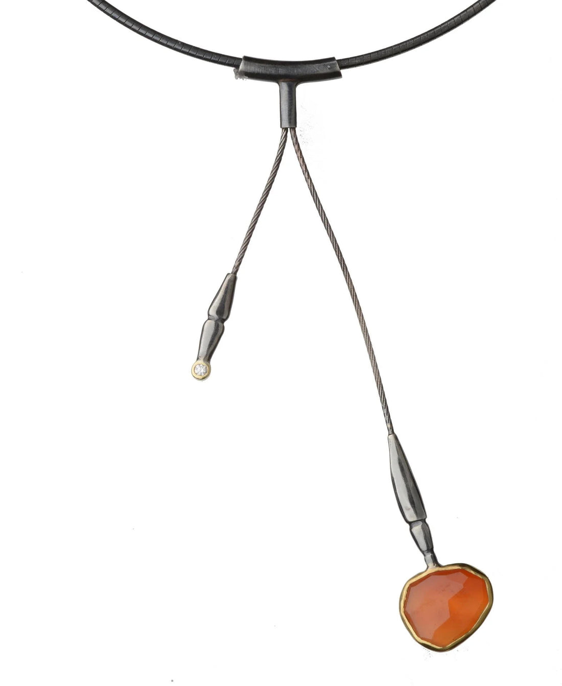 Branches in Orange Necklace